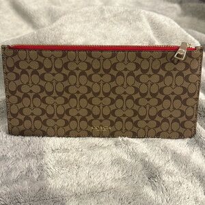 Coach envelope clutch